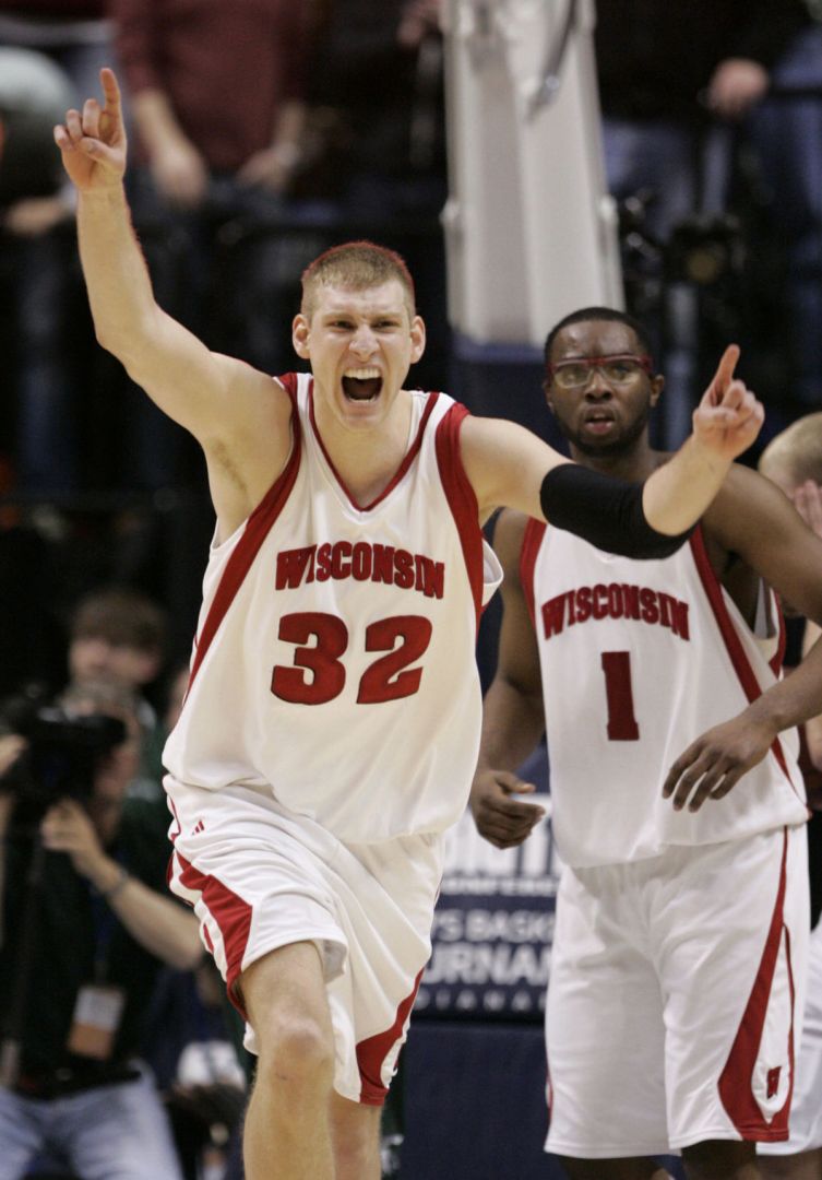 Brian Butch while at UW-Madison