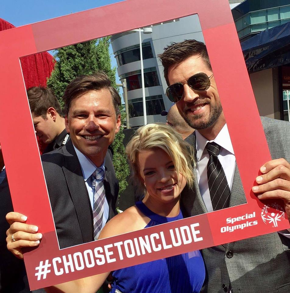 Daina and THE Aaron Rodgers on the Red Carpet