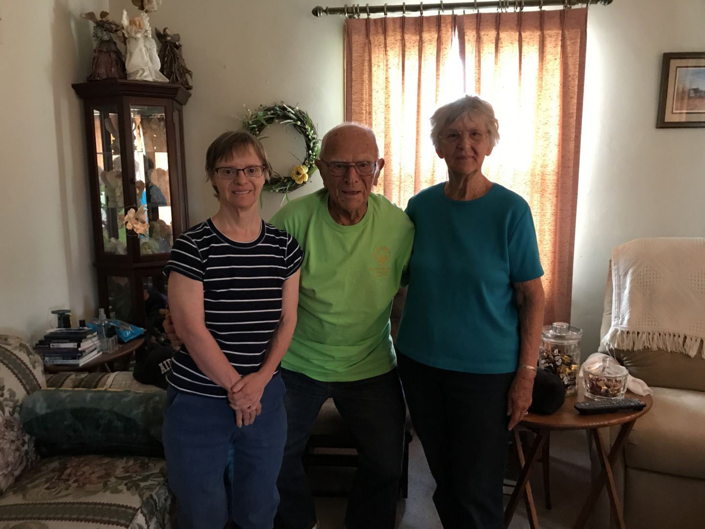 Jerri Lynn, Joe and Dolores Zubarik (L to R)