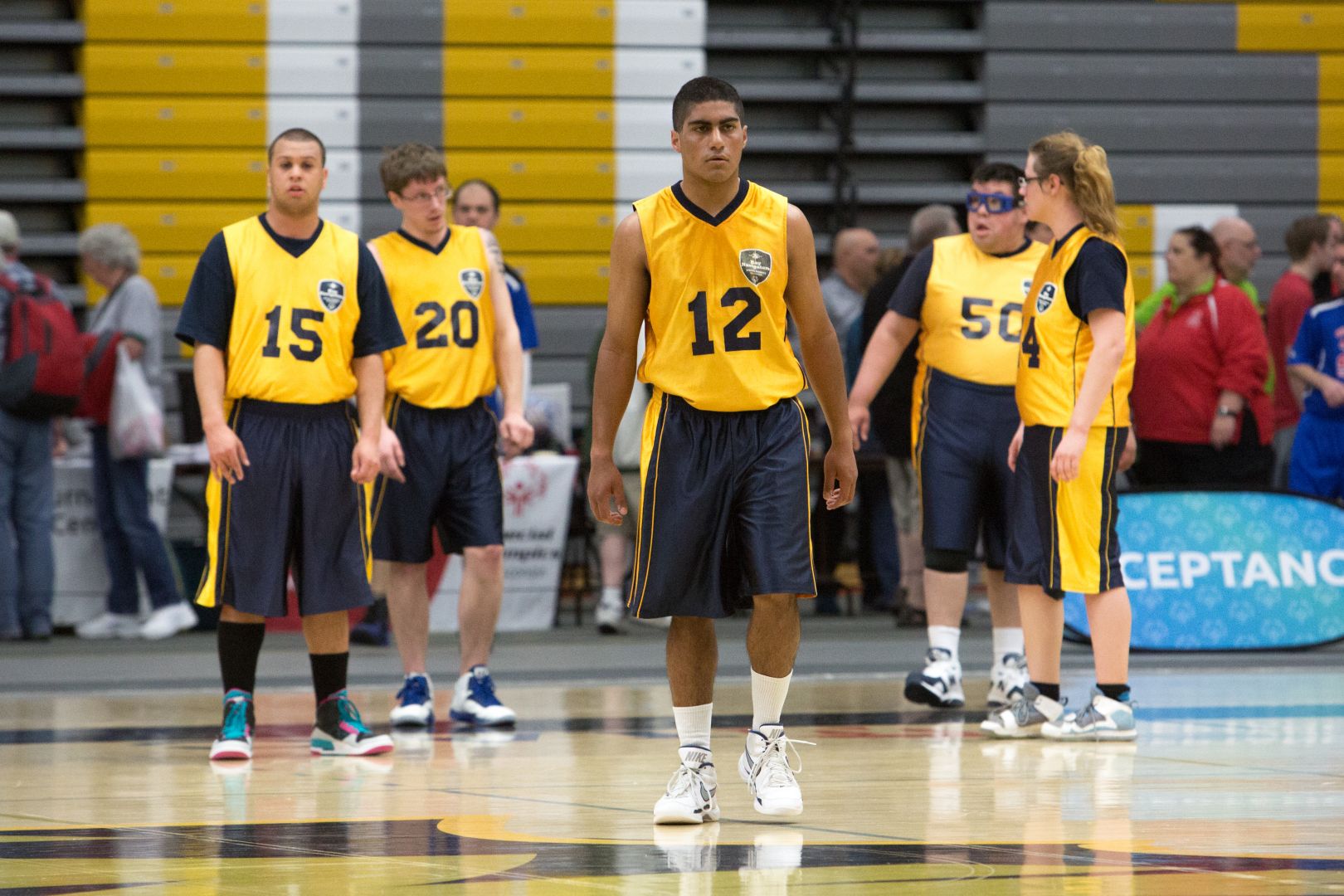 The Bay Navigators at the 2017 IST. Colton Lohrenz (12) is a member of Team Wisconsin's basketball team for the 2018 USA Games