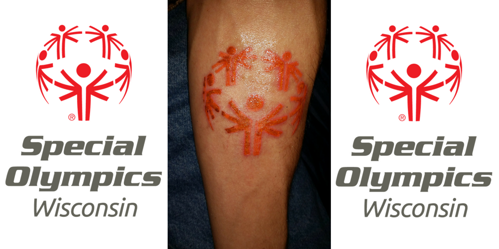 A huge Special Olympics fan, Halboth recently got a tattoo to show off his love for the mission