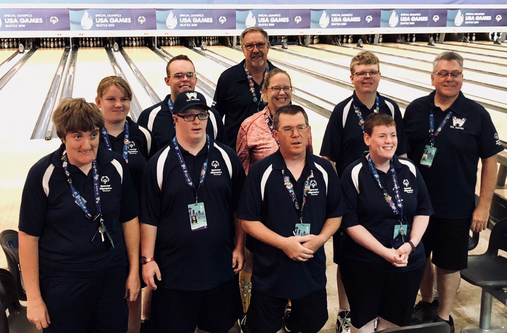 The bowling team after a great three days of competition