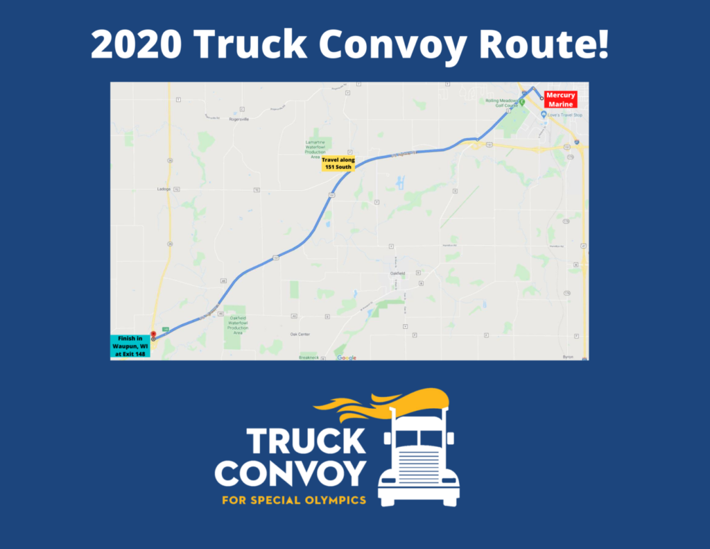 Truck Convoy for Special Olympics Special Olympics Wisconsin